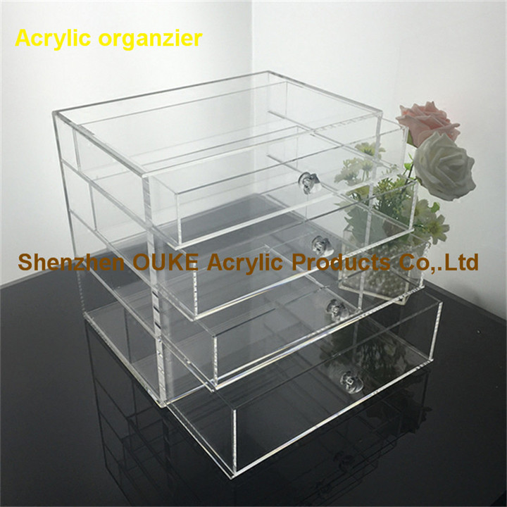 3 Sertare Acrilic Machiaj de stocare Organzie Clear Makeup Box.jpg 3 Drawers Acrylic Makeup Storage Organzier Clear Makeup Box.jpg