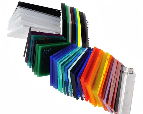 Acrylic Colors and Transparency Levels Available Acrylic Colors and Transparency Levels Available