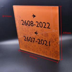 Realizat în China Hot Selling clar Semne de perete acrilic pentru Office