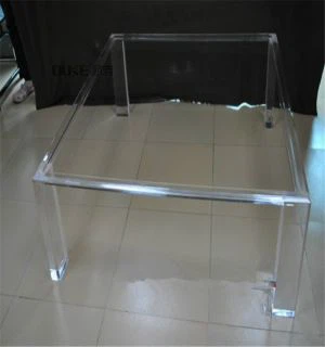 Sosire Nouă Design Modern Curățată Pătrundă Perspex Coffee Table