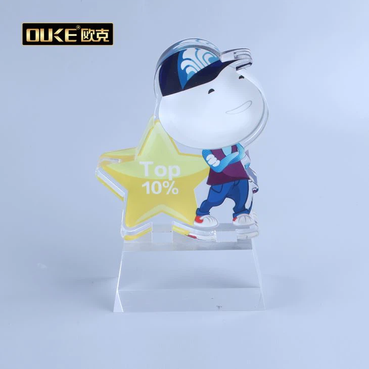 Featured Custom Shape Pattern Curățenie acrilic cadou cadou